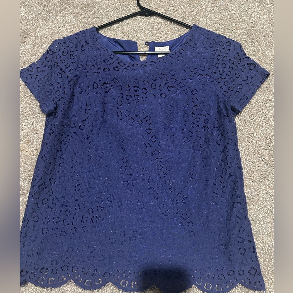 J Crew Lace Top